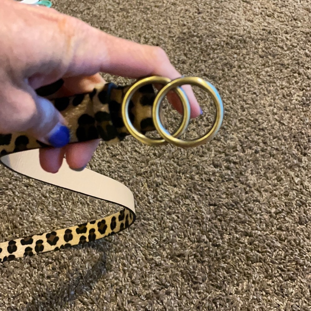 Leopard belt one size